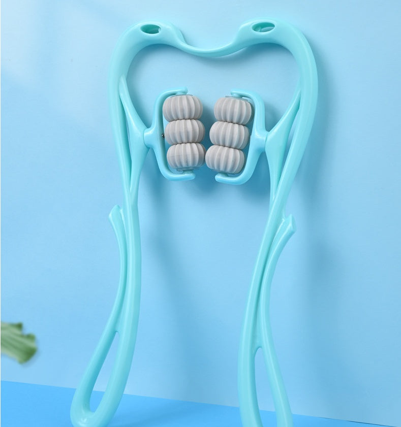 FlexiRoll™ Neck Massager – 6-Wheel Deep Tissue Relief for Neck & Shoulders